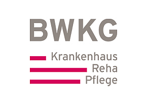 Logo der Baden-Württembergische Krankenhausgesellschaft – Krankenhaus, Reha, Pflege; Öffnet eine externe Website in einem neuen Fenster