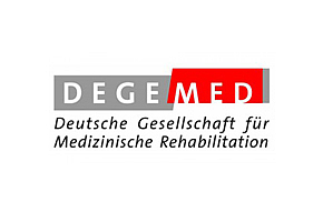 Logo der Degemed – Deutsche Gesellschaft für Medizinische Rehabilitation; Öffnet eine externe Website in einem neuen Fenster